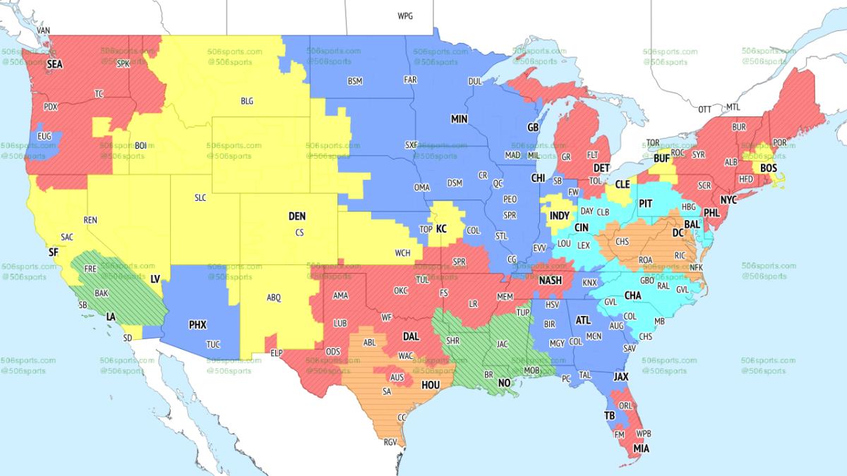 Rams-Saints projected in Green